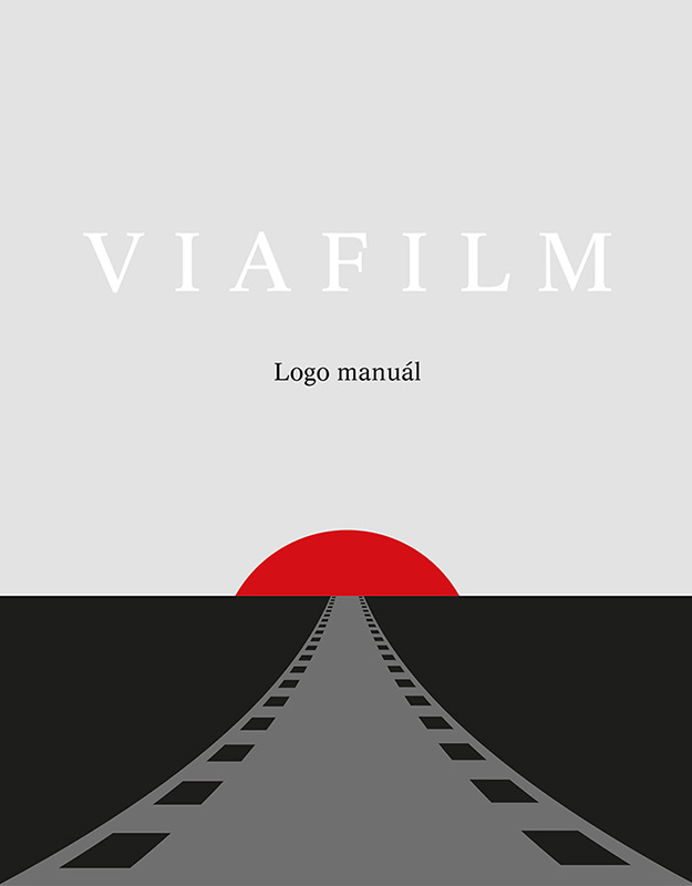Vytvoření grafického manuálu loga VIA FILM + vizitky, hlavičkové papíry, obálky