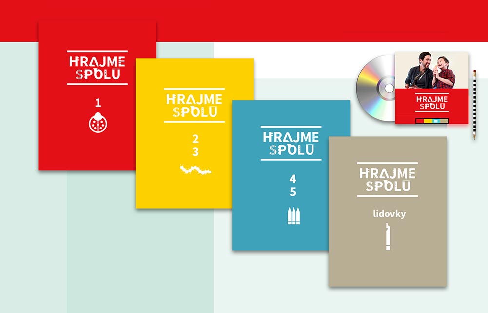 Corporate identity pro hudební školu HRAJME SPOLU