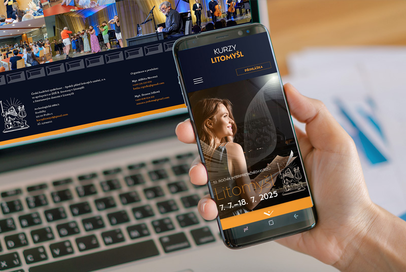 tvorba stránek Kurzy Litomyšl