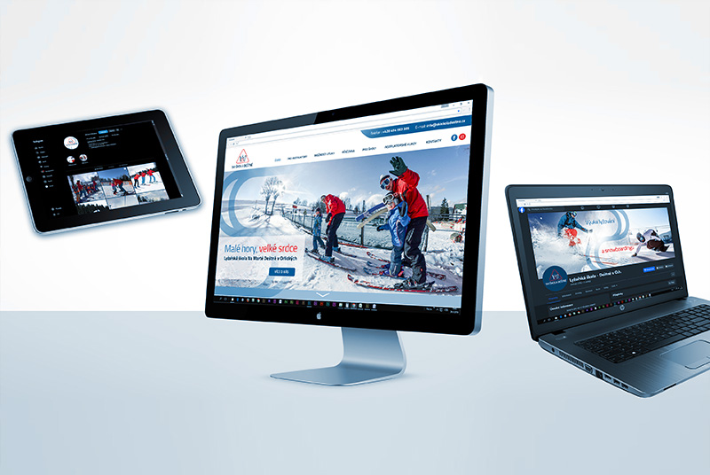 Tvorba webové prezentace Ski škola Deštné