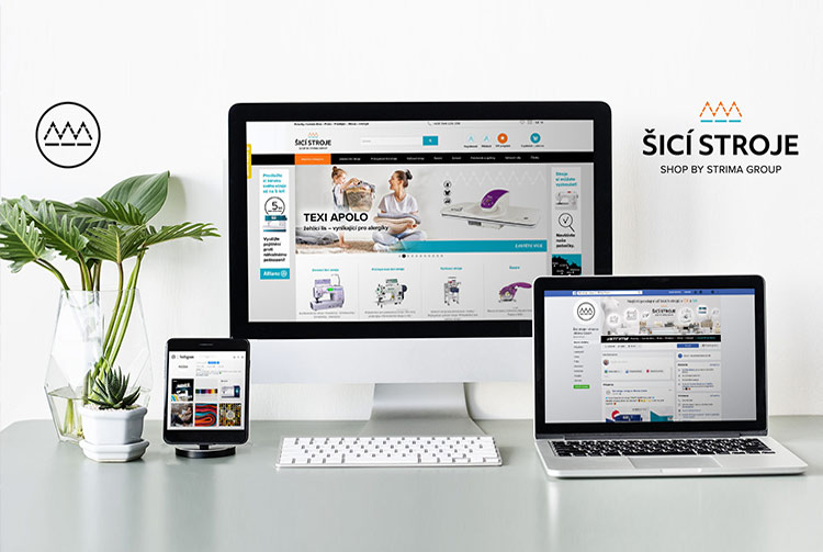 Redesign e-shopu Šicí stroje