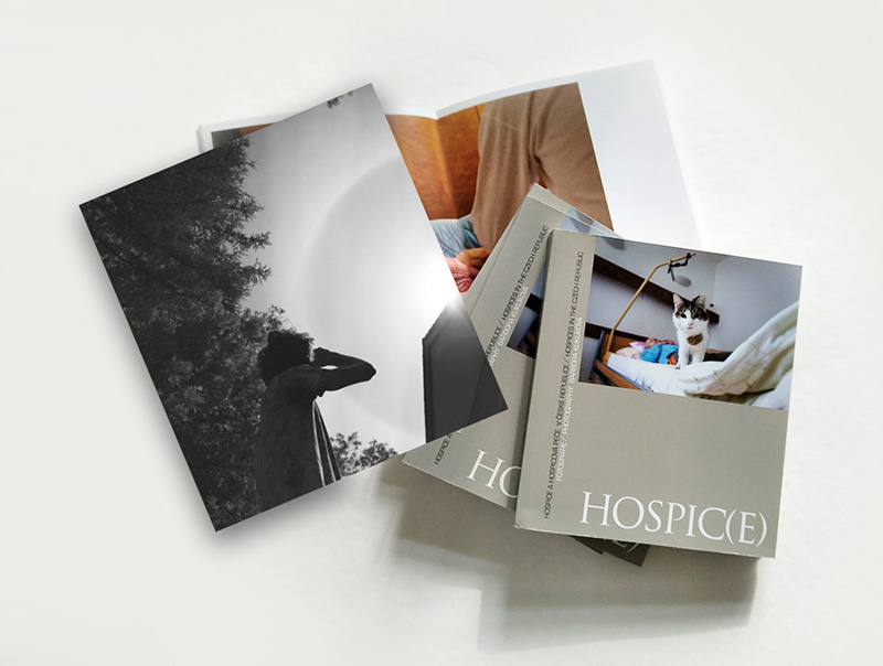 Projekt fotodokumentace českých hospiců, návrh, sazba a tisk knihy